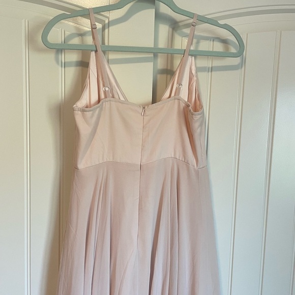 BHLDN Anthropolgie Eva blush taupe Maxi Dress size small - Picture 8 of 12